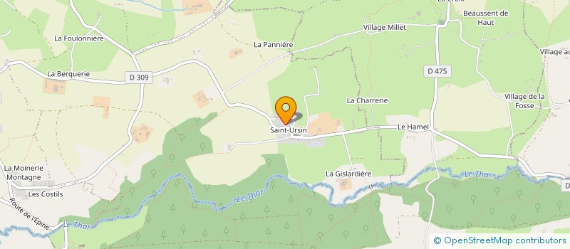 localisation de l'entreprise MEUBLES GRENTE  LE TANU