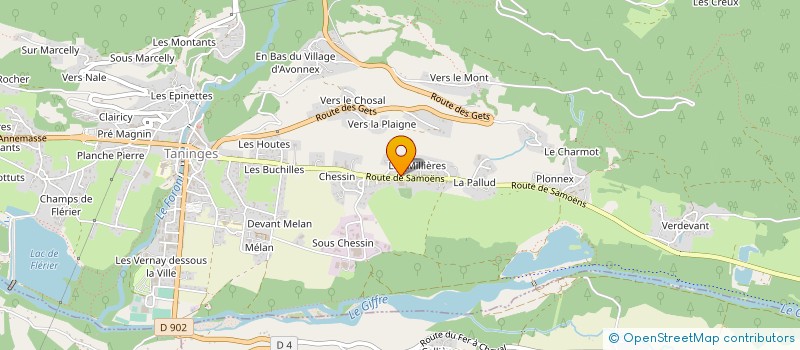 localisation de l'entreprise MEUBLES GRL SELECTION à TANINGES
