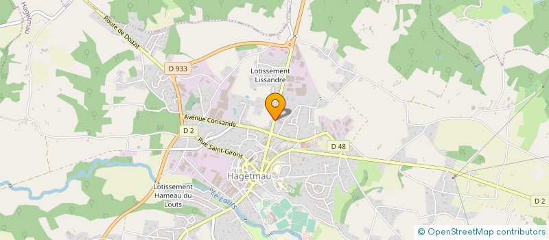 localisation de l'entreprise MEUBLES IMAG à HAGETMAU