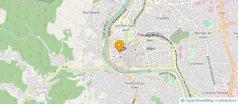 localisation de l'entreprise MEUBLES JEAN BENOIT à ALES