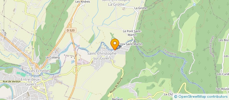 localisation de l'entreprise MEUBLES JEF à SAINT-CHRISTOPHE-SUR-GUIERS