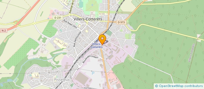 localisation de l'entreprise MEUBLES JOMIN à VILLERS-COTTERETS