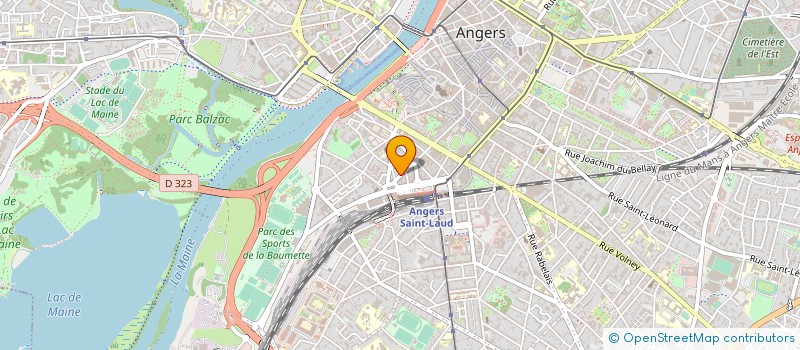 localisation de l'entreprise MEUBLES JOUETS à ANGERS