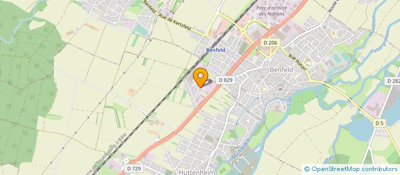 localisation de l'entreprise MEUBLES KRANKLADER à BENFELD