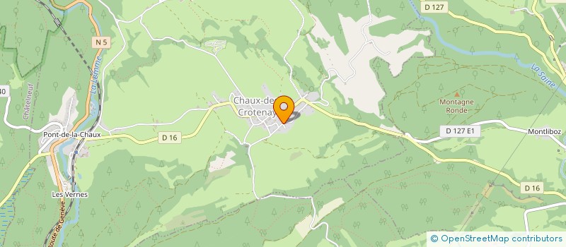 localisation de l'entreprise MEUBLES LACROIX à CHAUX-DES-CROTENAY