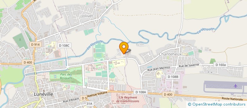 localisation de l'entreprise MEUBLES LAGRANGE à MONCEL-LES-LUNEVILLE