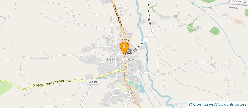 localisation de l'entreprise MEUBLES LANASPEZE à LEZAT-SUR-LEZE