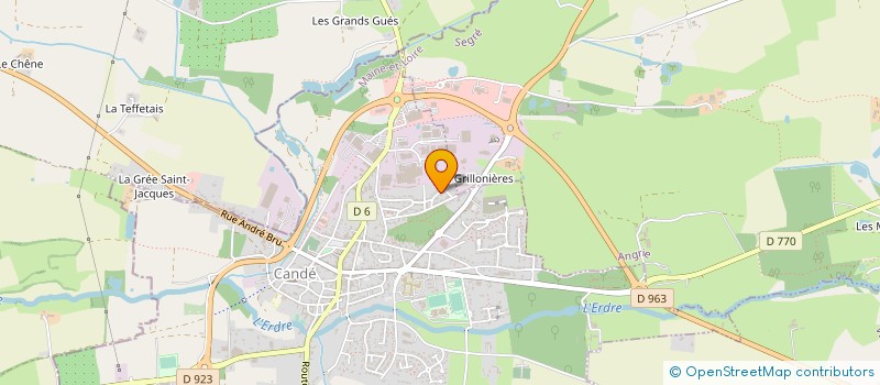 localisation de l'entreprise MEUBLES LANGLAIS à CANDE