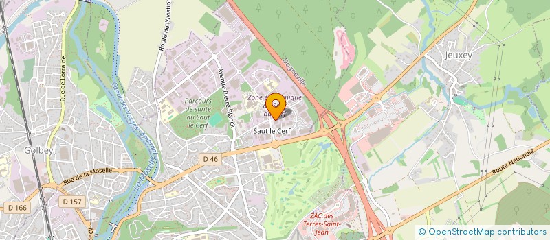 localisation de l'entreprise MEUBLES LEJEUNE FRERES SA à EPINAL