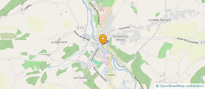localisation de l'entreprise MEUBLES MARTIN PASSAVANT à CORMEILLES