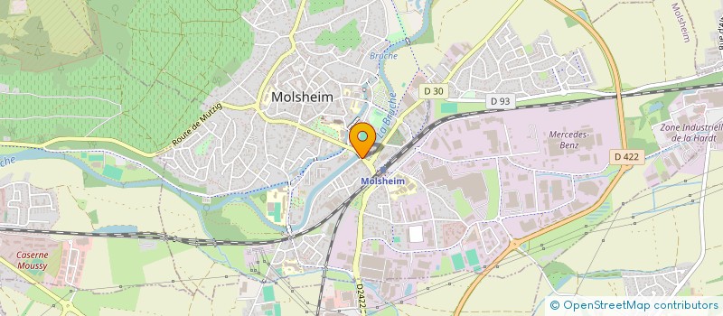 localisation de l'entreprise MEUBLES MARTINE METZ à MOLSHEIM