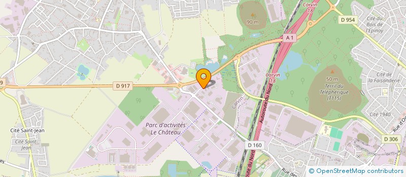 localisation de l'entreprise MEUBLES MICHEL DELANNOY SA à CARVIN