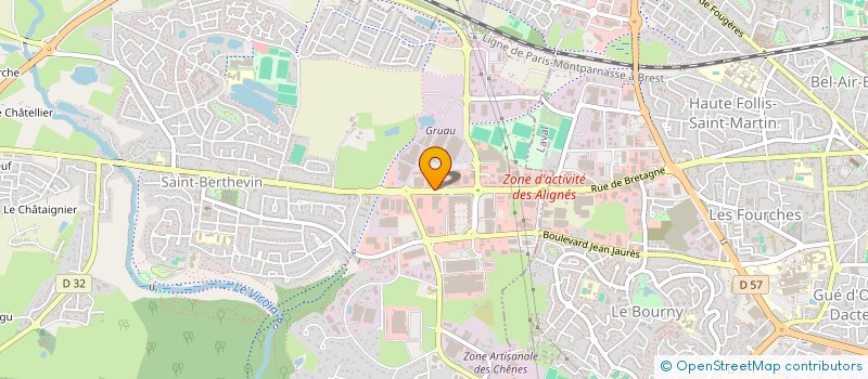 localisation de l'entreprise MEUBLES MONNIER DISTRIBUTION  SAINT-BERTHEVIN