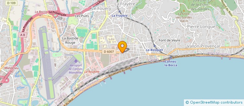 localisation de l'entreprise MEUBLES PERRIMOND à CANNES