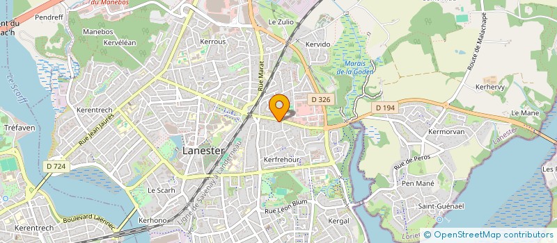 localisation de l'entreprise MEUBLES RAOULAS à LANESTER