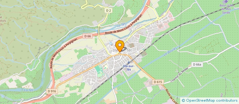 localisation de l'entreprise MEUBLES RASTOUL ET FILS  ILLE-SUR-TET