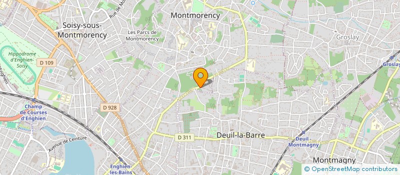 localisation de l'entreprise MEUBLES RIVOLIER SARL à MONTMORENCY