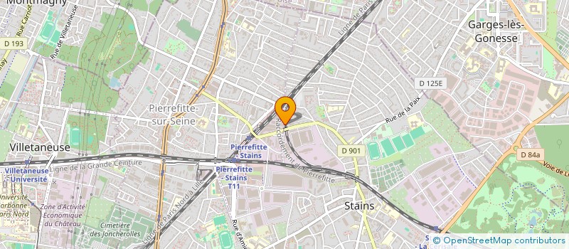 localisation de l'entreprise MEUBLES RN1  PIERREFITTE-SUR-SEINE