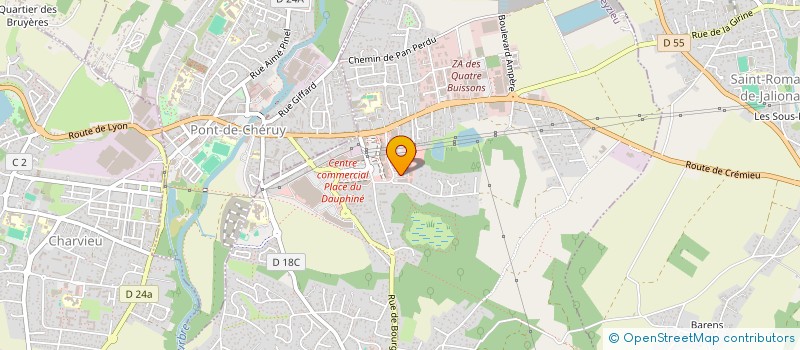localisation de l'entreprise MEUBLES RUBIN à TIGNIEU-JAMEYZIEU