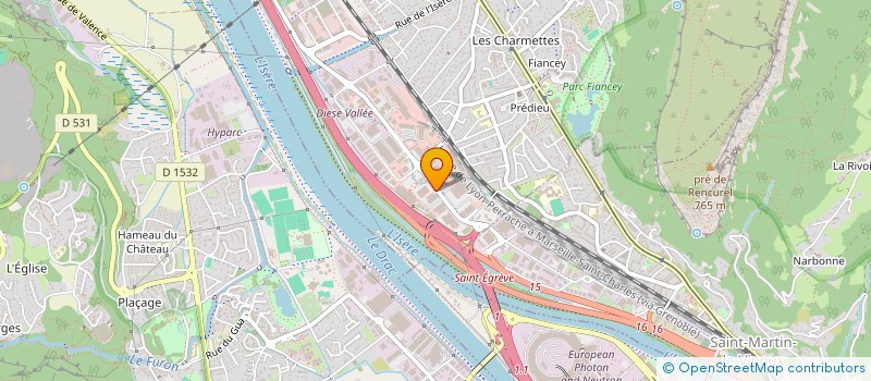 localisation de l'entreprise MEUBLES RUMILLAT  SAINT-EGREVE