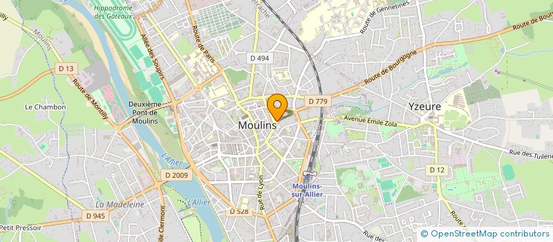 localisation de l'entreprise MEUBLES SERRE MOULINS à MOULINS