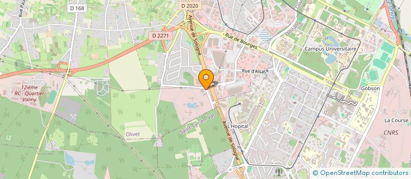 localisation de l'entreprise MEUBLES SICOT SA à OLIVET