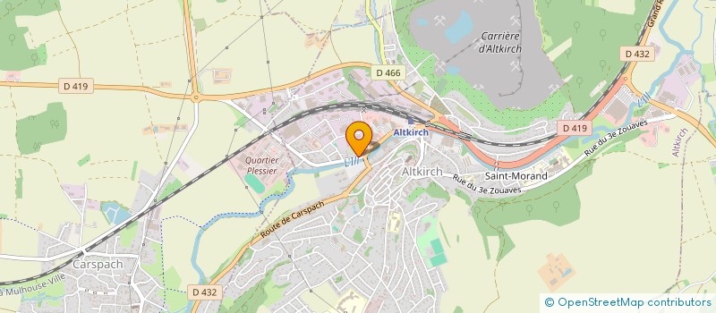 localisation de l'entreprise MEUBLES SIMON  ALTKIRCH