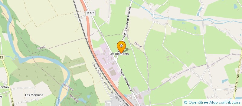 localisation de l'entreprise MEUBLES SIMONIN à AVERMES