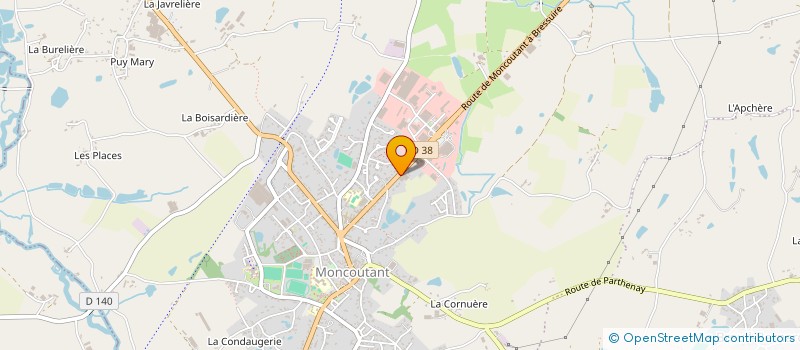 localisation de l'entreprise MEUBLES SOURICE à MONCOUTANT-SUR-SEVRE