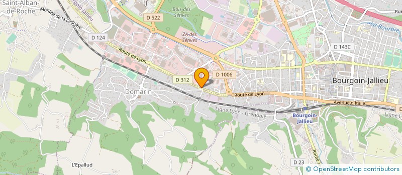 localisation de l'entreprise MEUBLES TEILLON à DOMARIN