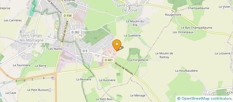 localisation de l'entreprise MEUBLES TIREAU à MORTAGNE-AU-PERCHE