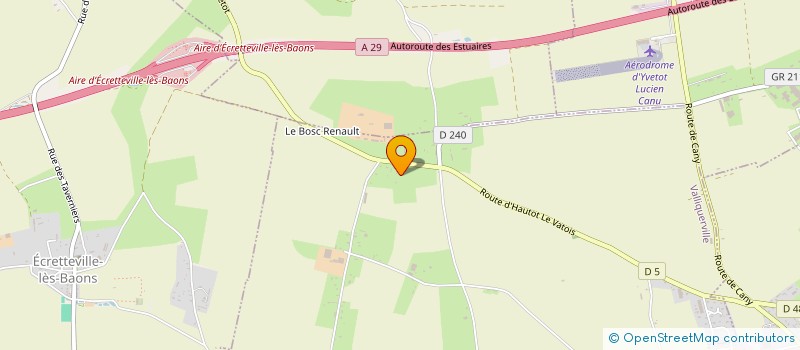 localisation de l'entreprise MEUBLES TRONEL SA à VALLIQUERVILLE