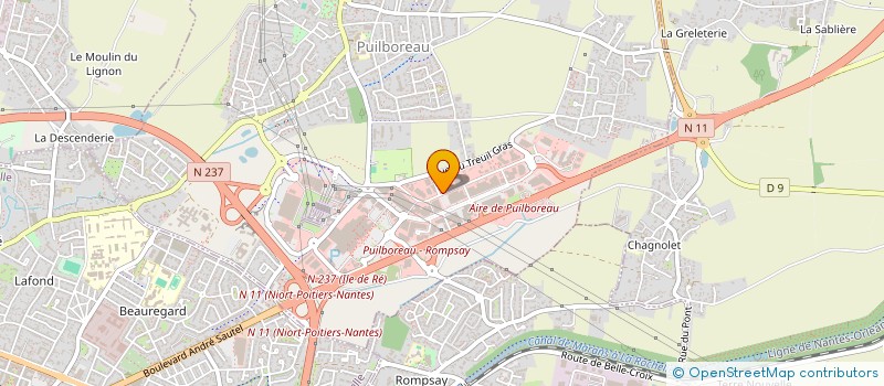 localisation de l'entreprise MEUBLES WELLNESS à PUILBOREAU