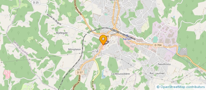 localisation de l'entreprise MEUBLIMA DISTRIBUTION à SARLAT-LA-CANEDA