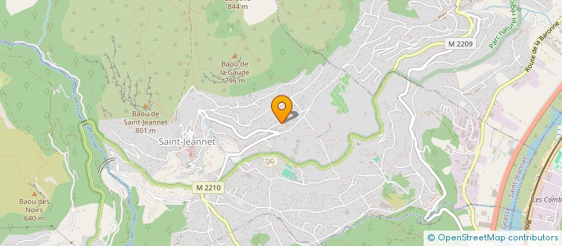 localisation de l'entreprise MEUCCI PLANTES  SAINT-JEANNET