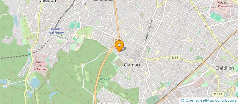 localisation de l'entreprise MEUDON CLAMART BARBIER  CLAMART