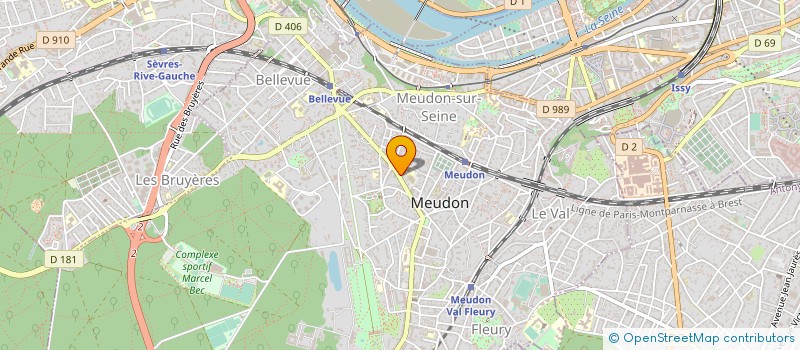 localisation de l'entreprise MEUDON ELECTRONIC AUTO à MEUDON