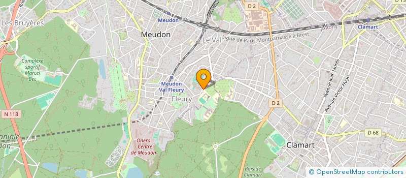 localisation de l'entreprise MEUDON GYM DANSE à MEUDON