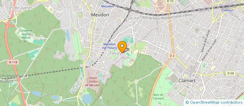 localisation de l'entreprise MEUDON REPASSAGE à MEUDON