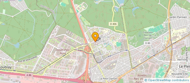 localisation de l'entreprise MEUDON SOLEIL à MEUDON