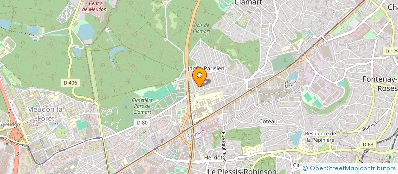 localisation de l'entreprise MEUDON SPORT DE GLACE (MSG) à CLAMART