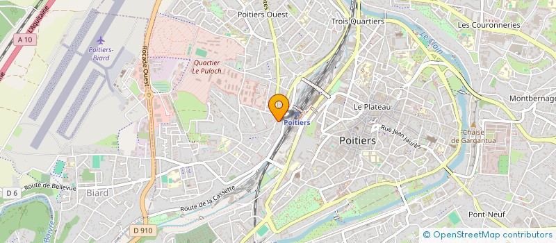 localisation de l'entreprise MEUFS - MOUVEMENT D'EMANCIPATION & UNIONS FEMINISTES SOLIDAIRES  POITIERS