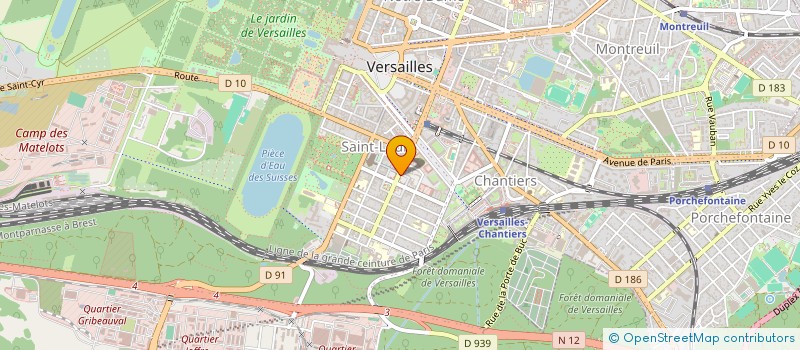 localisation de l'entreprise MEUH MEUH CONCEPT à VERSAILLES