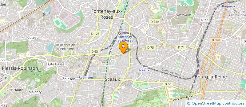 localisation de l'entreprise MEUH PROD à SCEAUX