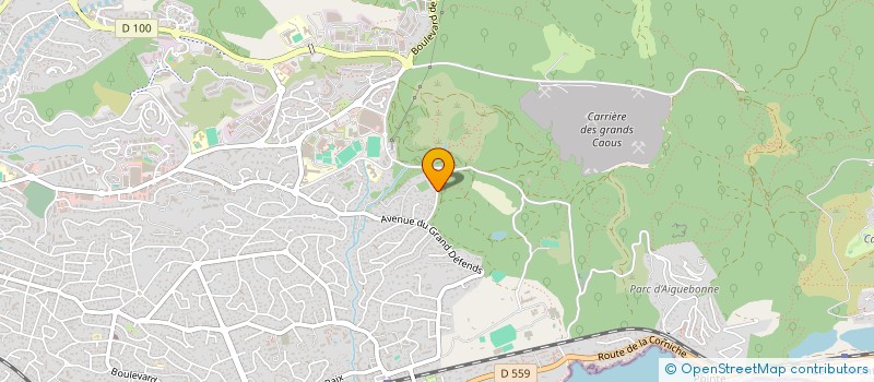 localisation de l'entreprise MEUH PRODUCTION  SAINT-RAPHAEL