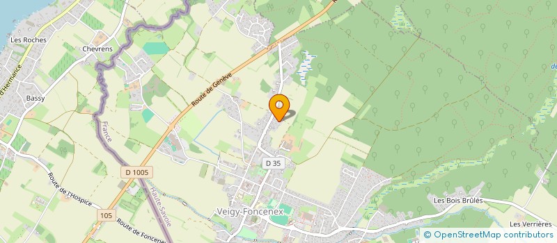 localisation de l'entreprise MEUHVELEC  VEIGY-FONCENEX