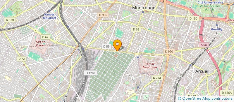 localisation de l'entreprise MEUILLE                       GEORG  MONTROUGE