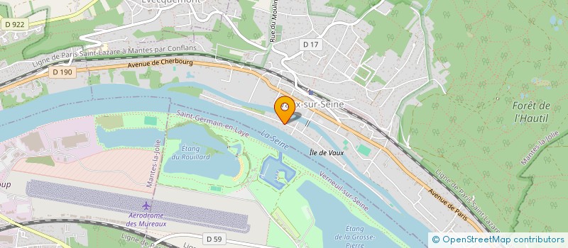 localisation de l'entreprise MEULAN DE LA KANISTHEE  VAUX-SUR-SEINE