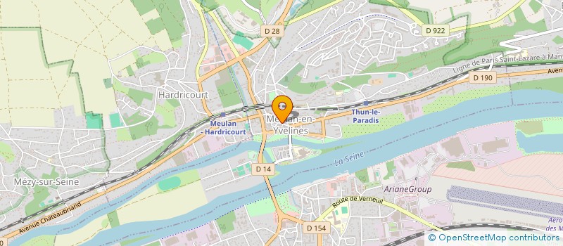 localisation de l'entreprise MEULAN PRIMEURS à MEULAN-EN-YVELINES