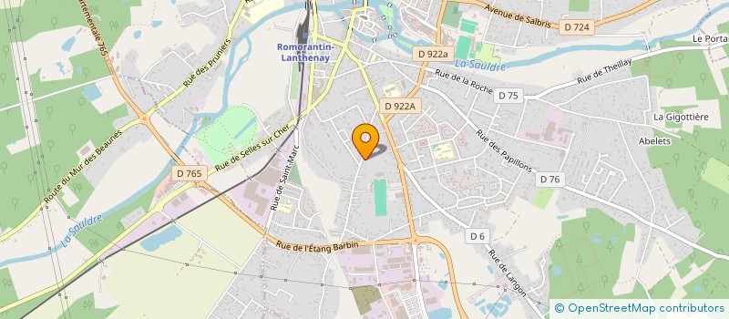 localisation de l'entreprise MEUNIELEC à ROMORANTIN-LANTHENAY